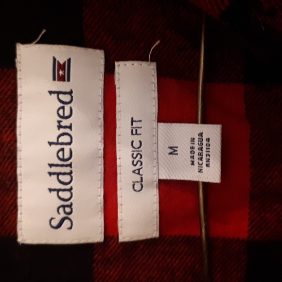 Men's cotton plaid flannel button down - Picture 2 of 4